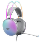 Havit H2037d juhtmega m&auml;nguk&otilde;rvaklapid, 50 mm, 115 dB, 16 &Omega;, 2,1 m, 3,5 mm, RGB, eemaldatav mikrofon