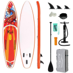 Funwater Feath-R Lite SUP laud Koi 3,5m SUPFR01E, 350x83x15cm, 12-15 PSI, eemaldatavad uimed, libisemiskindel EVA, tarvikud kaasas