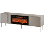 Cama Meble telerikapp TRESSE 400082+K, 1800mm, 400mm, 545mm, 2 ust, 1 riiul, elektrikamin, 1400-1600W, 16-28℃, push to open