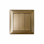 L&uuml;liti STILJ 3 klahvi, kuld BYLECTRICA