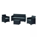 Aiam&ouml;&ouml;blikomplekt Elodie 5-kohaline lauaga/panipaigaga hall KETER 29212057939 120 x 74 x 60cm 34kg