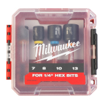 V&otilde;tmete komplekt magnetiga 1/4"; 4 tk. 4932492445 MILWAUKEE