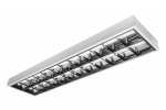 Pinnapealne RASTRO LED 150 valgusti, 2x150 T8 LED, G13, AC220-240V, 50/60Hz, IP 20, juhtmestik LED-torudele &uuml;hepoolse toiteallikaga, valge