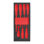 TUK&Scaron;I PUTU IELIKTŅI TĒRAUDA UZGLABĀ&Scaron;ANAI, EMPTY 7 PC SCREWDRIVER SL SET FOAM INSERT, 4932493673 MILWAUKEE