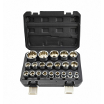 1/2" Spline uzgriežņu atslēgu komplekts 21 gab. (8-36 mm), 12-punktu, CrV tērauds, AW38550BL, AWTOOLS