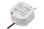 Can LED power supply 12V,30W, input 220-240VAC, IP20, dim. 59x59x28 mm with 200mm wires