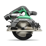 Bezvadu apļa zāģis, HIKOKI, C1806DBW2Z, 18 V, 165 mm, bezsuku motors, dziļā grie&scaron;ana līdz 66 mm, 45&deg; leņķa grie&scaron;ana.