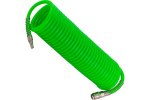 Keerutatud pol&uuml;uretaanvoolik, Forsage, F-1410-10Green, 14mm x 10mm x 10m, 24 bar max r&otilde;hk