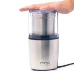 Elektriline kohvi ja v&uuml;rtside jahvataja 200 W kuni 8 tassi kaane ohutusl&uuml;liti roostevaba teras 1830 Caso