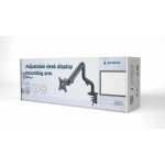 Gembird LCD monitori kinnitusk&auml;si MA-DA1-02, 1 k&auml;si, 8 kg, 17-32'', VESA 75x75/100x100, must, gaasivedru