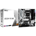 Asrock Emaplaat B650M Pro RS, AMD Socket AM5, DDR5 6000+ MHz, 4 DIMM, 1 PCIe 4.0 x16, 1 M.2, 2.5G LAN, 7.1 CH Audio