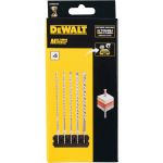 Dewalt mitme materjali Hex shank puurekomplekt DT70830-QZ, 5 tk, 4mm, 5mm, 5.5mm, 6mm, 8mm, l&ouml;&ouml;gi jaoks valmis, karbiidist ots