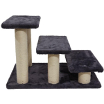 Besk Kassi kraapimispost 9134665, 50 cm, 35 cm, 34 cm, Pol&uuml;ester, Valge, Must