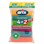 Arix Mikrokiudlap 90286093, 6 lappi, 100% mikrokiud, antibakteriaalne, masinpesu kuni 40&deg;C