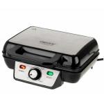 Camry | Waffle Maker | CR 3046 | 1600 W | Number of pastry 2 | Belgium | Black/Stainless Steel