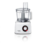 Bosch Toiduprotsessor MultiTalent 8 MC812W501, 1000 W, 2 kiirus, 3.9 L kauss, blender, valge