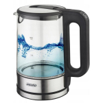 Adler Elektriline veekeetja MS 1301b, 1850 W, 1,7 l, Klaas, Automaatne v&auml;ljal&uuml;litus, Veetaseme indikaator