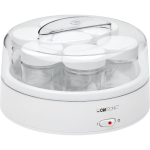 Clatronic Jogurti valmistaja JM 3344, 1.1 L, 14 W, 7 purki 160 ml, l&auml;bipaistev kaas, sisse/v&auml;lja l&uuml;liti