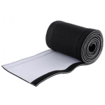 Maclean Kaabli kate MCTV-672, 110mm x 2m, must, valge, korraldajad, 1 tk