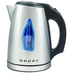 Beper Veekeetja BB.002, 1L, 1630W, roostevaba teras/must, peidetud k&uuml;tteelement, 360&deg; p&ouml;&ouml;ramine