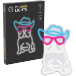 Manta SNL114MT Style Neon Lights BULDOG WITH GLASSES