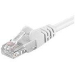Goobay patch kaabel 68633, 1m, valge, RJ-45 - isane, U/UTP, PVC, vormitud