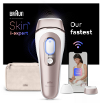 Braun PL7147 Skin i&middot;expert IPL epilaator, 10 v&otilde;imsustaset, 400000 v&auml;lku, nutikas, 3 režiimi, valge/roosa