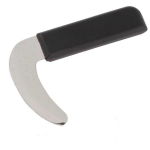Sundo 22631 nuga, ergonoomiline kumer k&auml;epide, must, roostevaba teras, plastik, 14cm, n&otilde;udepesumasinas kindel