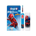 Braun Vitality Pro laste elektriline hambahari D103SPIDERMAN/F, Spiderman, 2 režiimi, &uuml;mbrisega