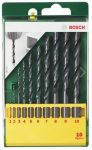 Metallipuuride komplekt, HSS-R, 10tk. 1-10mm, 2607019442, BOSCH
