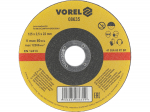 Metāla grie&scaron;anas disks 125mm, VOREL, 08635, 2.5mm biezums, 12200 apgr./min, augsta cietība