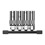 ⅜&Prime; SAVIENOJUMA AIZDEDZES SVEČU MUCIŅU KOMPLEKTS 4 GAB., 4 PC 3/8" DRIVE SPARK PLUG SOCKET SET, 4932498383 MILWAUKEE