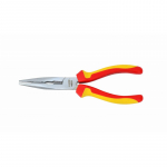 VDE izolētas garās knaibles 200mm, CrV tērauds, ergonomiskas, līdz 1000V, AW31111, AWTOOLS