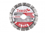 Segmentēta dimanta zāģa asmens 125mm, Tvardy, T00803, 1.4mm biezums, 22.23mm montāžas atvere