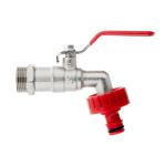 IBC set &ndash; 3/4" tap with 1" external thread + hose coupling G70186 GEKO