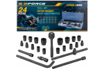 T&ouml;&ouml;riistakomplekt, ILOforce, IF-4245B-5MPB, 24 osa, 1/2", 6-kant, 8-32mm