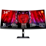 M&auml;nguk&otilde;vermonitor 34&Prime; WQHD 3440&times;1440 180 Hz 1 ms FreeSync Premium G34WQi Must ELA5454EU Xiaomi