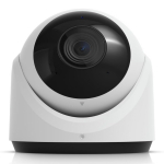 IP valvekaamera 4K PoE 8 MP 1 1.8&Prime; sensor AI s&uuml;ndmuste tuvastus IR &ouml;&ouml;n&auml;gemine 30 m mikrofon IP66 ilmastikukaitse seina lae kinnitus G6 Turret Valge Ubiquiti