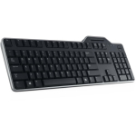 Dell klaviatuur 580-AFYX USB, must, QWERTY, 1 tk, nutikaardilugeja, USB, t&auml;issuuruses, pritsmekindel