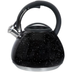 Resto Kettle 90604, 2.7 L, Must korpus, Must k&auml;epide, Roostevaba teras, Hinged vile, 195 mm, 240 mm