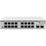 Mikrotik hallatav l&uuml;liti CSS318-16G-2S+IN, 16 x 1000M RJ-45, 2 x SFP+, 13W, SwOS, valge