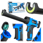 Geko akutoitel caulk gun G00651, 4&times;AA patareid, 6 V, 95 mm/min, 240 min, 300 ml, LED t&ouml;&ouml;valgustus