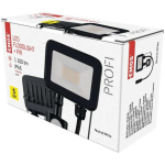 Emos LED prožektor INOVO ZS2712, 10 W, 1100 lm, IP65, 4000 K, PIR andur, alumiinium, klaas