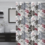 Baltic Aqua Du&scaron;ikardin 9130773, 1800mm, 1800mm, 100% PEVA, veekindel, lihtne puhastada
