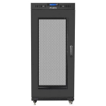 Lanberg riiulikapp 19 27U 600x800 FF01-6827-23BL, 600x800mm, 27U, must, perforatsiooniga uks, lamepakend, IP20
