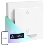Meross MRS105MA-EU WiFi nutikas rullakardinasein, 55x55mm, Wi-Fi 2.4GHz, automaatne kalibreerimine, Matter tugi