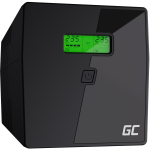 Green Cell UPS 1000VA 600W PowerProof UPS03, 1000 VA, 600 W, 4 AC pistikud, 2 x RJ-45, 1 x USB, 2 x 12V/7Ah