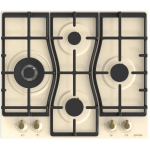 Gorenje Gaasi pliit GW6D42CLI 737667, 4 gaasipinda, 1800W, 1050W, 3500W, malmist restid, mehaaniline juhtimine