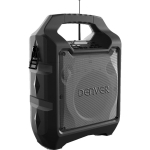 Denver Bluetooth k&otilde;lar TSP-203, 20 W, 1 k&otilde;lar, 12,7 cm, Must, PA s&uuml;steem, LED, FM, Bluetooth, AUX, 2600 mAh, AC, Aku