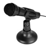 Media-Tech Mikrofon MT393, 1.1m, 3.5mm audio jack, 67dB, 100-16000Hz, m&uuml;ra summutus, eemaldatav alus